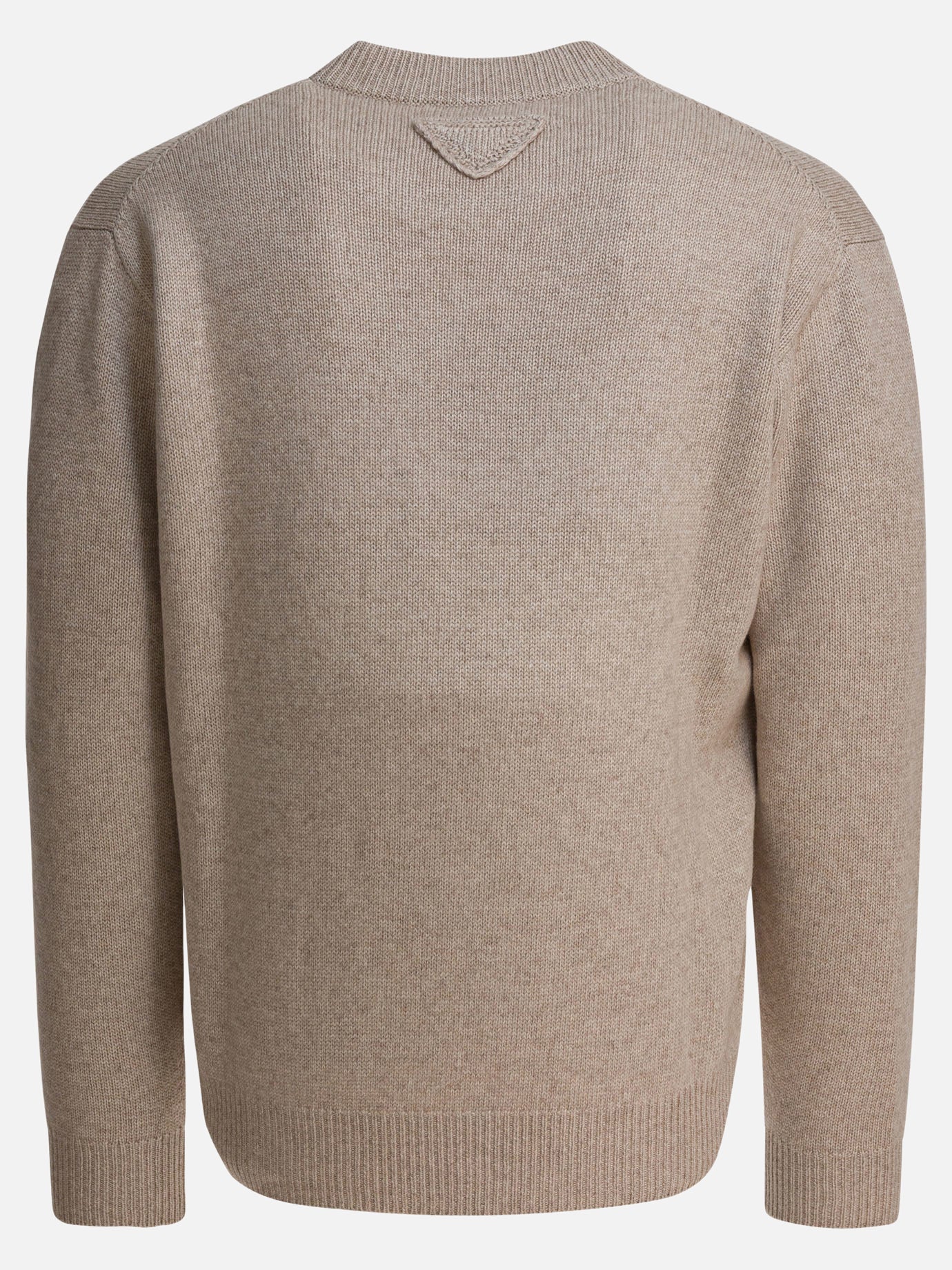 Crewneck sweaters Solid colour  Beige - Prada Men | PDP | VIETTI Online Store | Zoom-Modal_2
