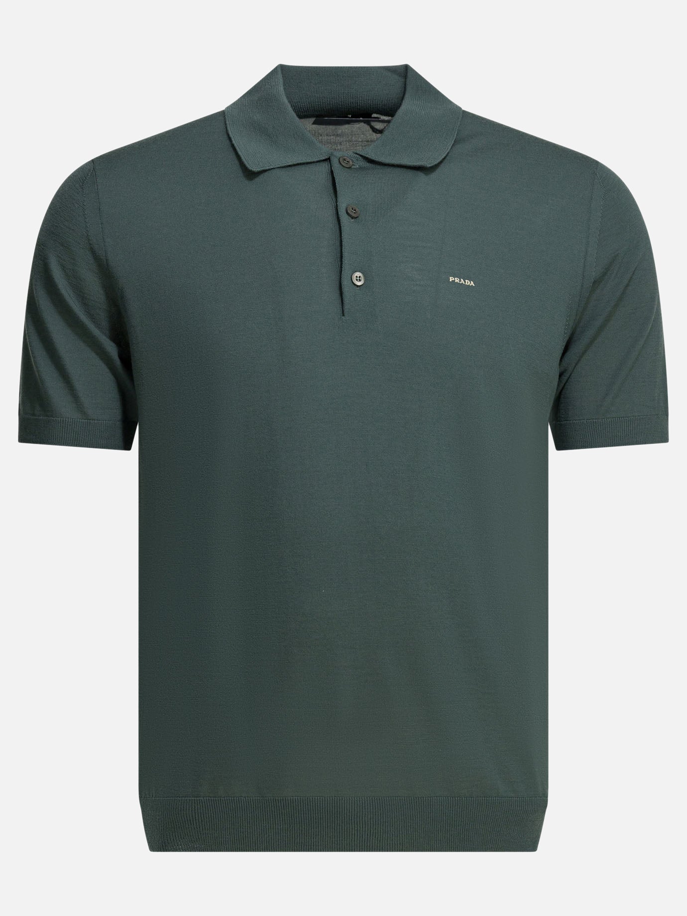 Polo sweater Logo  Green - Prada Men | PDP | VIETTI Online Store | Zoom-Modal
