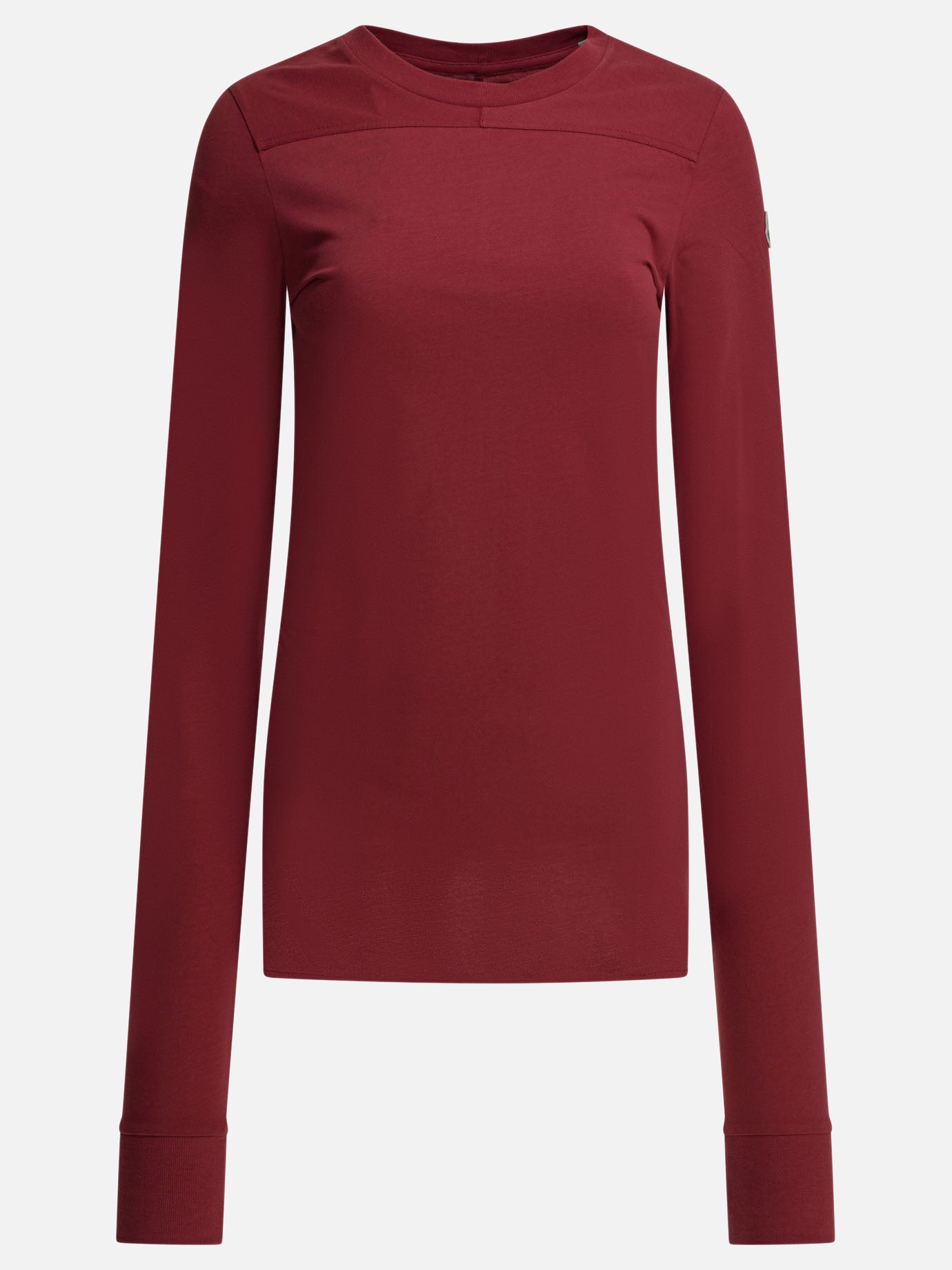 Crewneck t-shirts Solid colour  Red - Rick Owens Women | PDP | VIETTI Online Store | Zoom-Modal
