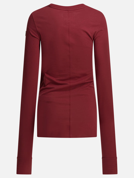 Crewneck t-shirts Solid colour  Red - Rick Owens Women | PLP | VIETTI Online Store | 2
