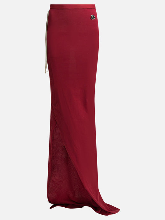 Long skirts Solid colour  Red - Rick Owens Women | PDP | VIETTI Online Store 
