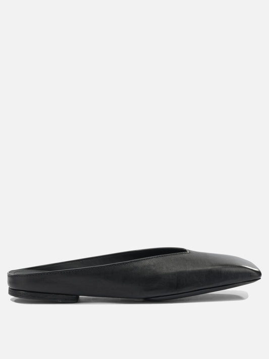 Slippers 100% ram leather - 100% cow leather  Black - Rick Owens Women | PDP | VIETTI Online Store 
