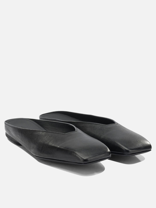 Slippers 100% ram leather - 100% cow leather  Black - Rick Owens Women | PDP | VIETTI Online Store | 2

