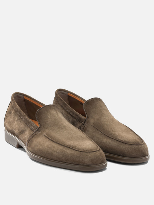Loafers 100% suede - 100% rubber  Brown - Santoni Men | VIETTI Online Store | 2
