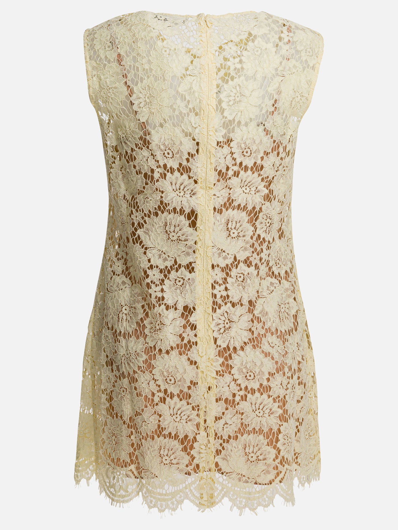 Mini dresses Solid colour  Yellow - Self-portrait Women | PDP | VIETTI Online Store | Zoom-Modal_2
