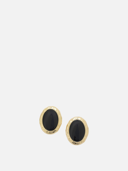 Earrings 100% brass  Black - Self-portrait Women | PLP | VIETTI Online Store 
