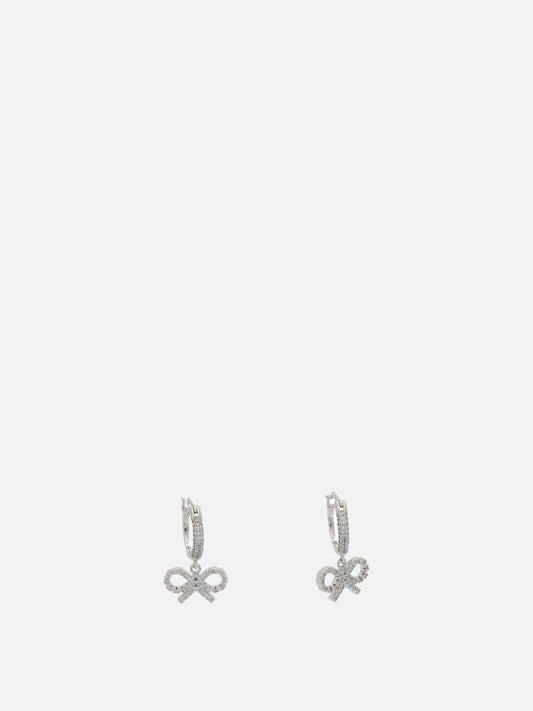 Earrings 100% brass  Silver - Self-portrait Women | PLP | VIETTI Online Store 
