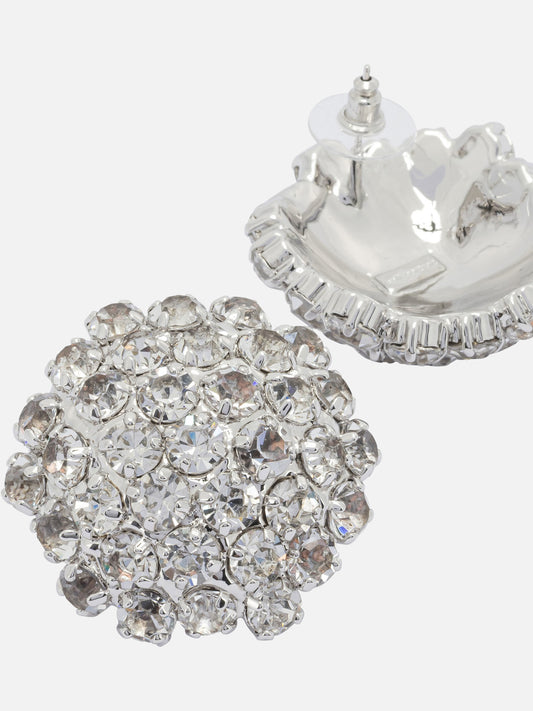 Earrings 100% brass - 5% strass  Silver - Self-portrait Women | PLP | VIETTI Online Store | 2
