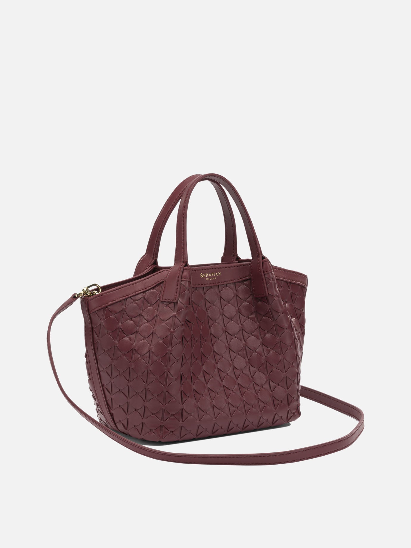 Small bags 100% nappa leather  Bordeaux - Serapian Women | PDP | VIETTI Online Store | thumbnail_2