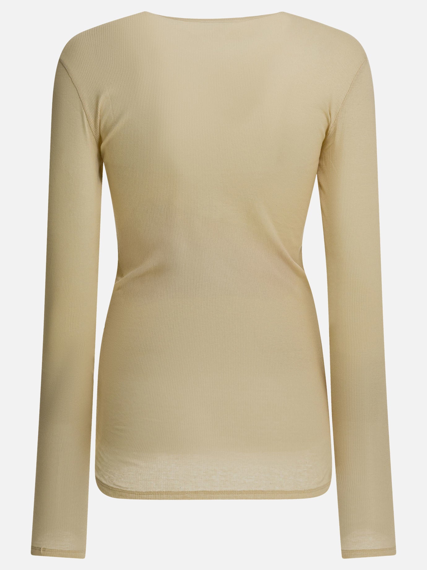 Henley t-shirts Solid colour  Beige - Soeur Women | PDP | VIETTI Online Store | thumbnail_2