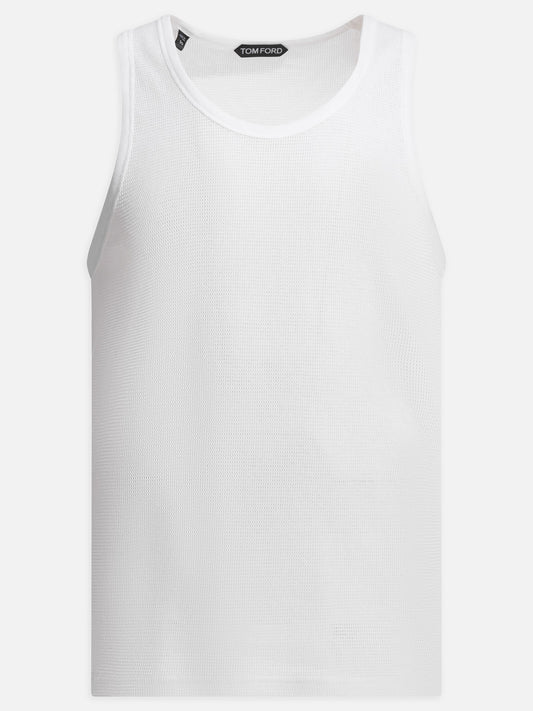 Tank tops 100% cotton  White - Tom Ford Men | PDP | VIETTI Online Store 
