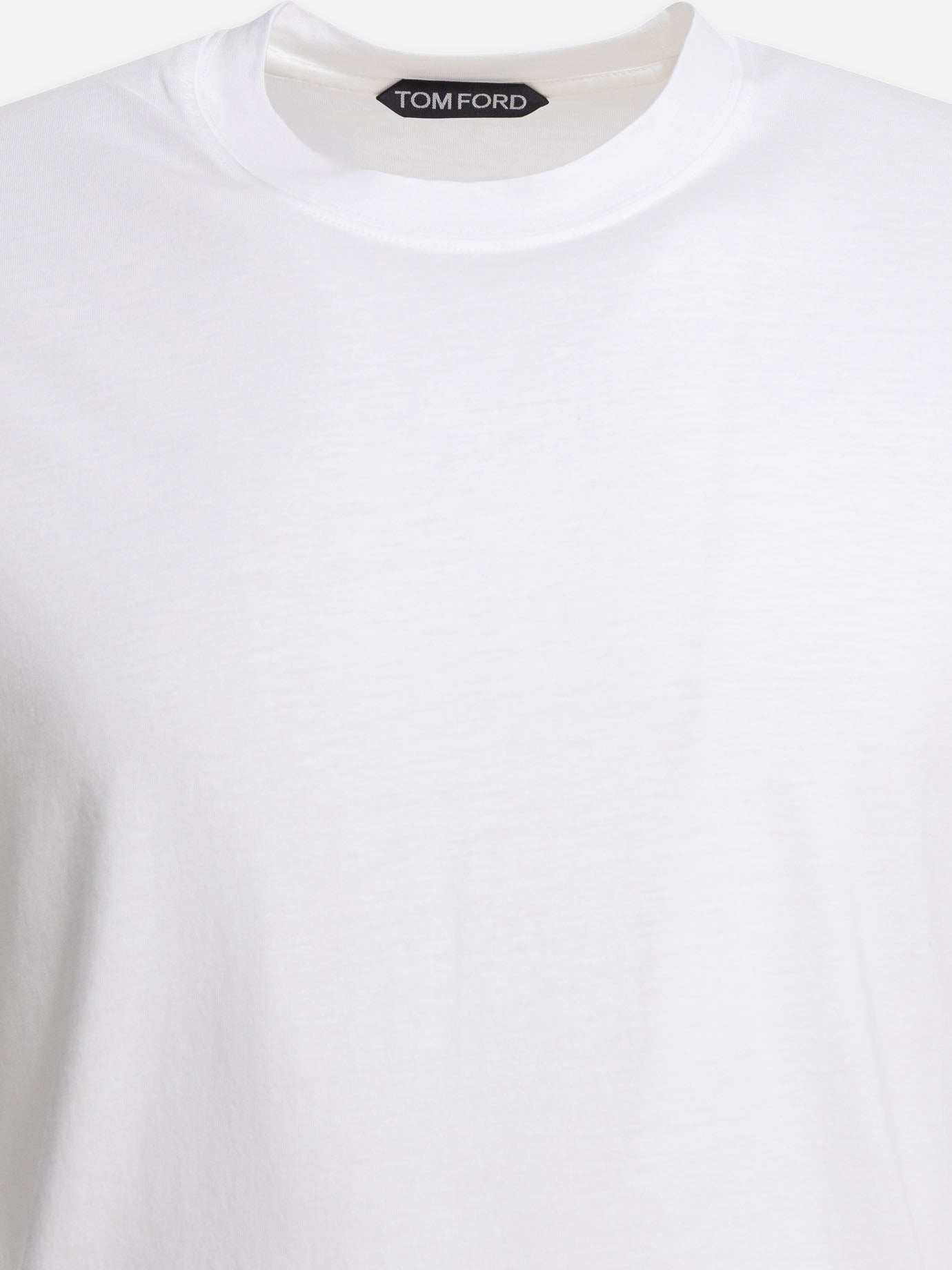Crewneck t-shirts Solid colour  White - Tom Ford Men | PDP | VIETTI Online Store | Zoom-Modal_3
