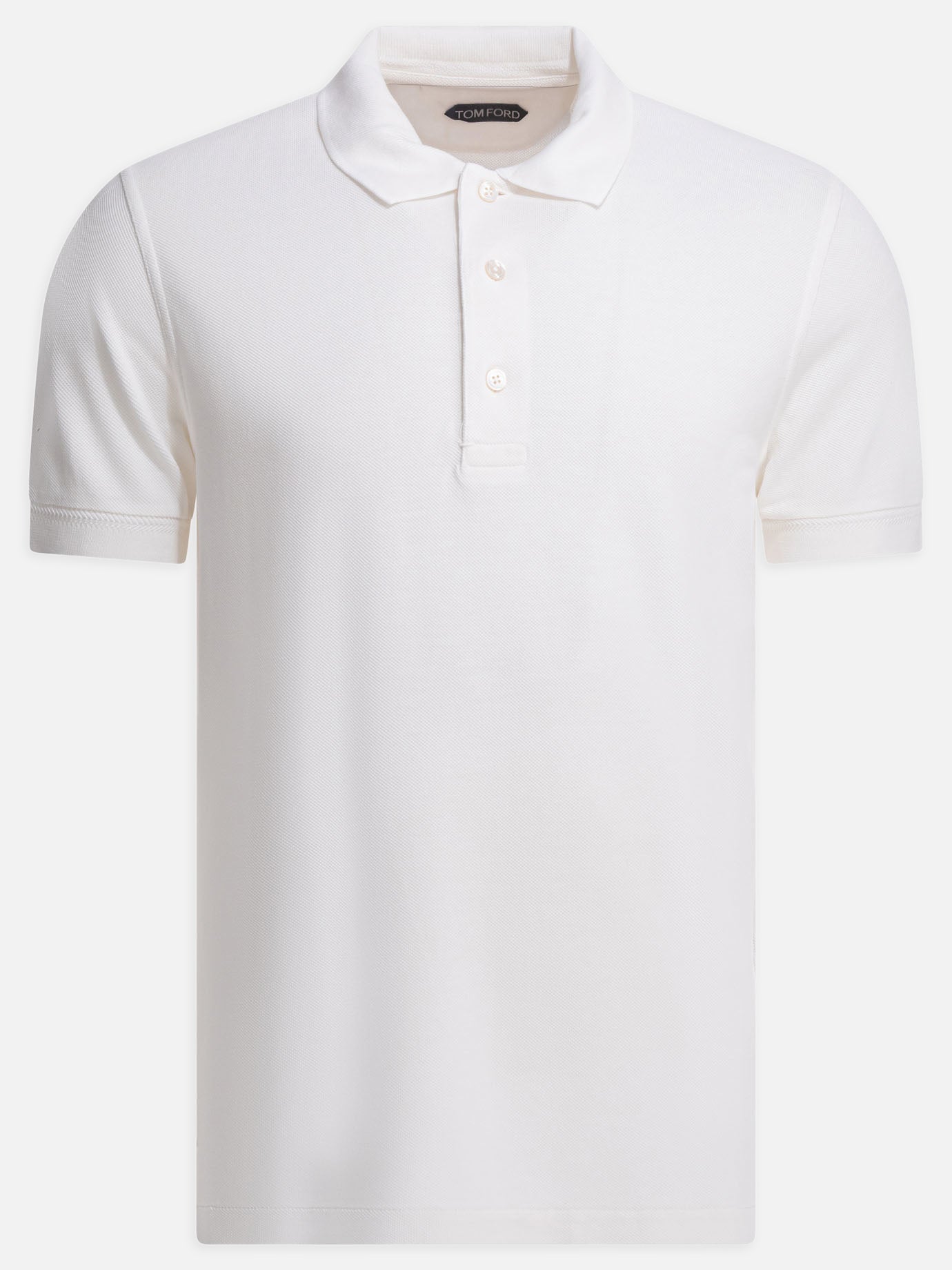 Polo shirts with buttons Solid colour  White - Tom Ford Men | PDP | VIETTI Online Store | Zoom-Modal
