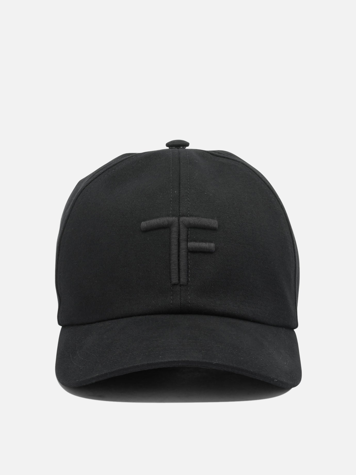 Baseball caps 100% cotton - Other fabric: 100% calf leather  Black - Tom Ford Men | PDP | VIETTI Online Store | thumbnail
