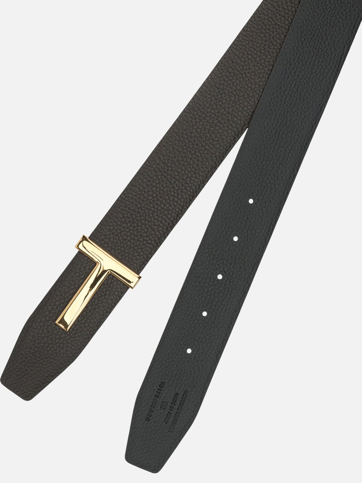 Leather belts 100% calf leather - 100% calf leather  Brown - Tom Ford Men | PDP | VIETTI Online Store | thumbnail_3