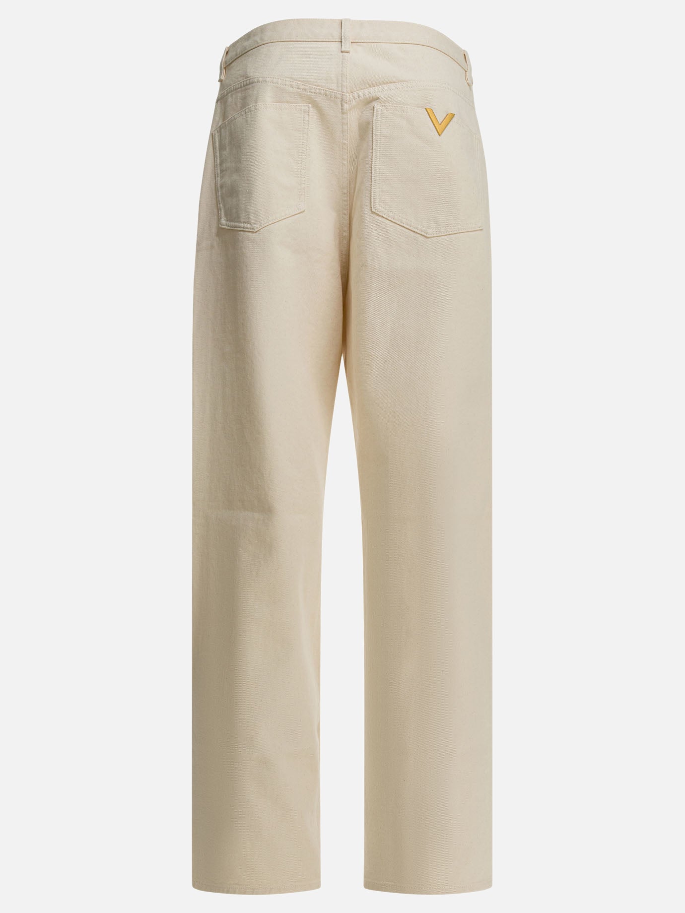 Straight-leg jeans 100% cotton  White - Valentino Men | PDP | VIETTI Online Store | Zoom-Modal_2
