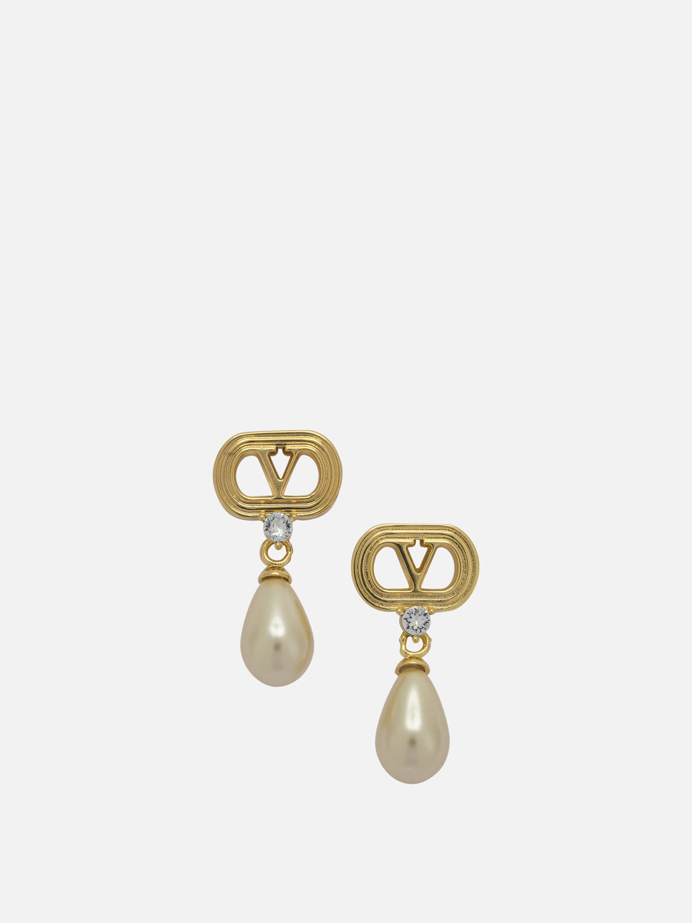 Earrings 100% crystal  Gold - Valentino Garavani Women | PDP | VIETTI Online Store | Zoom-Modal
