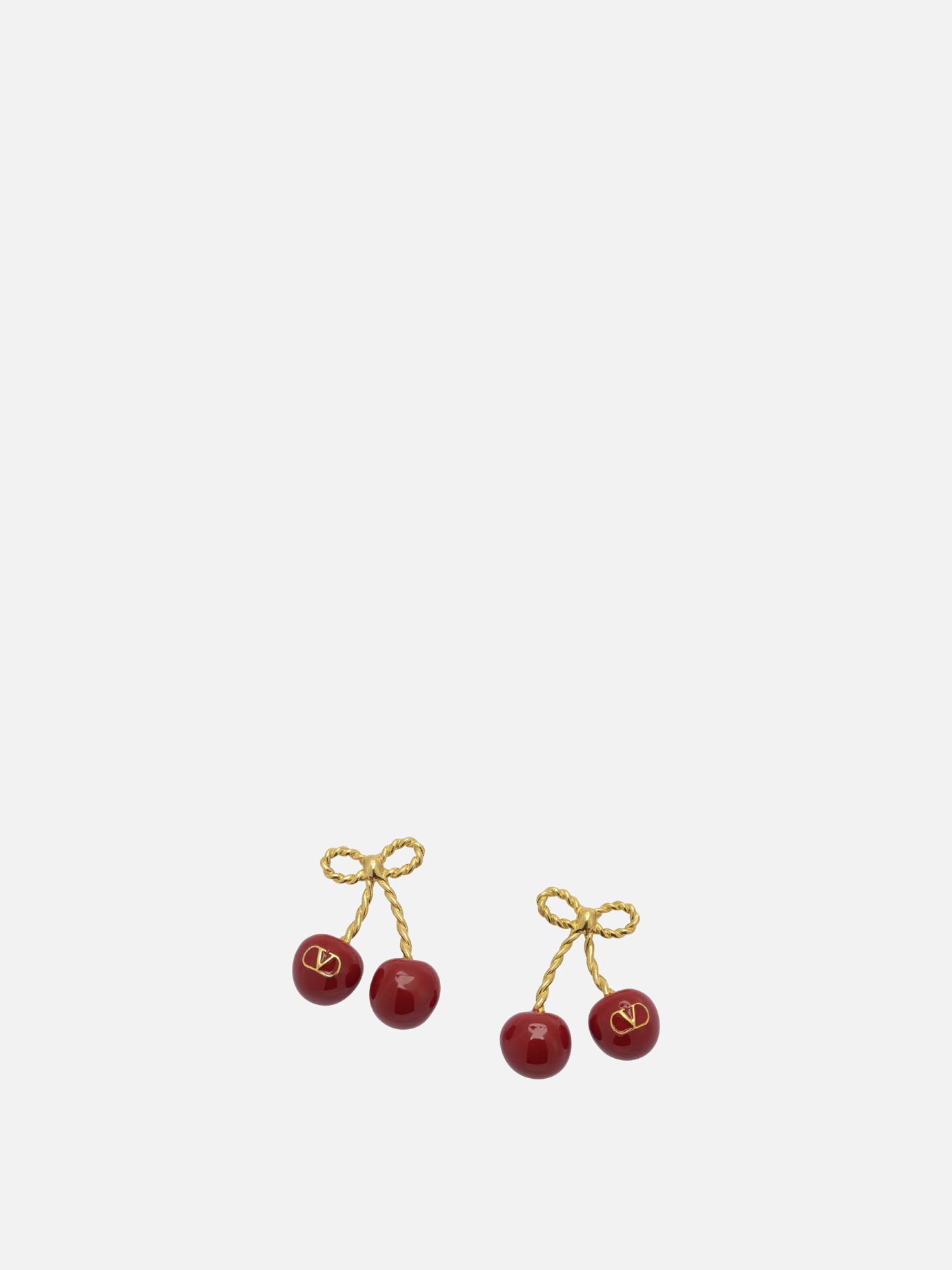 Earrings 100% brass  Bordeaux - Valentino Garavani Women | PDP | VIETTI Online Store | thumbnail