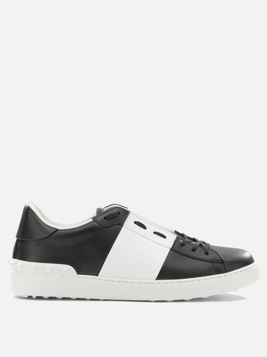 Low top sneakers 100% calf leather - 100% cowhide  Black - Valentino Garavani Men | PLP | VIETTI Online Store 
