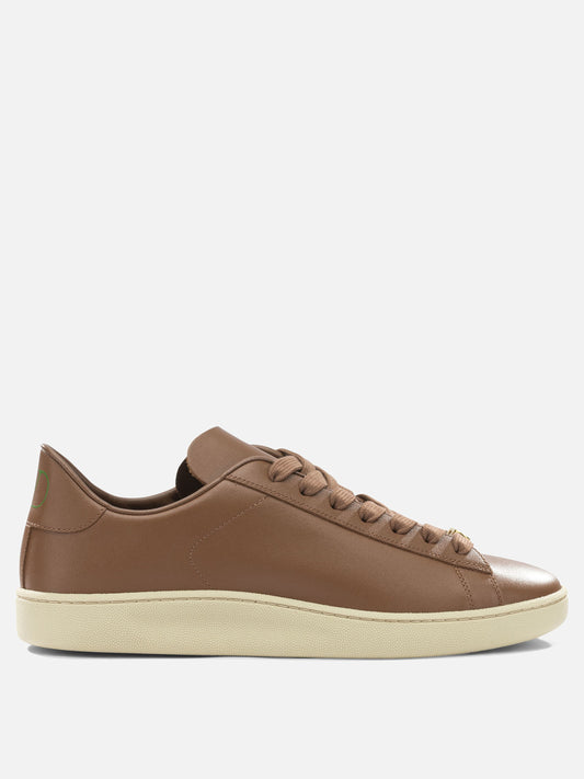 Low top sneakers 100% calf leather - 100% rubber  Brown - Valentino Garavani Men | PLP | VIETTI Online Store 
