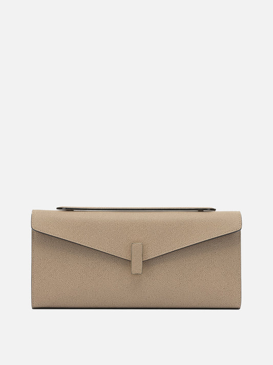 Pouch 100% calf leather  Beige - Valextra Women | VIETTI Online Store 
