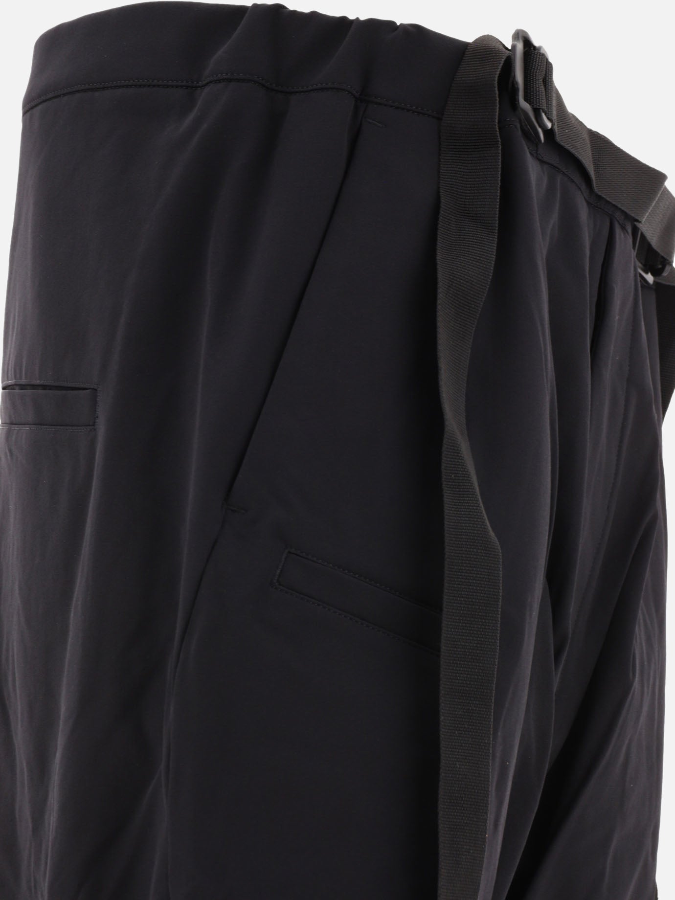 Technical trousers 91% polyamide 9% elastane  Black - Acronym Men | PDP | VIETTI Online Store | thumbnail_4