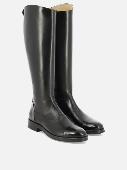 Knee-high 100% pelle - 100% gomma  Black - Alberto Fasciani Women | PLP | VIETTI Online Store | 2
