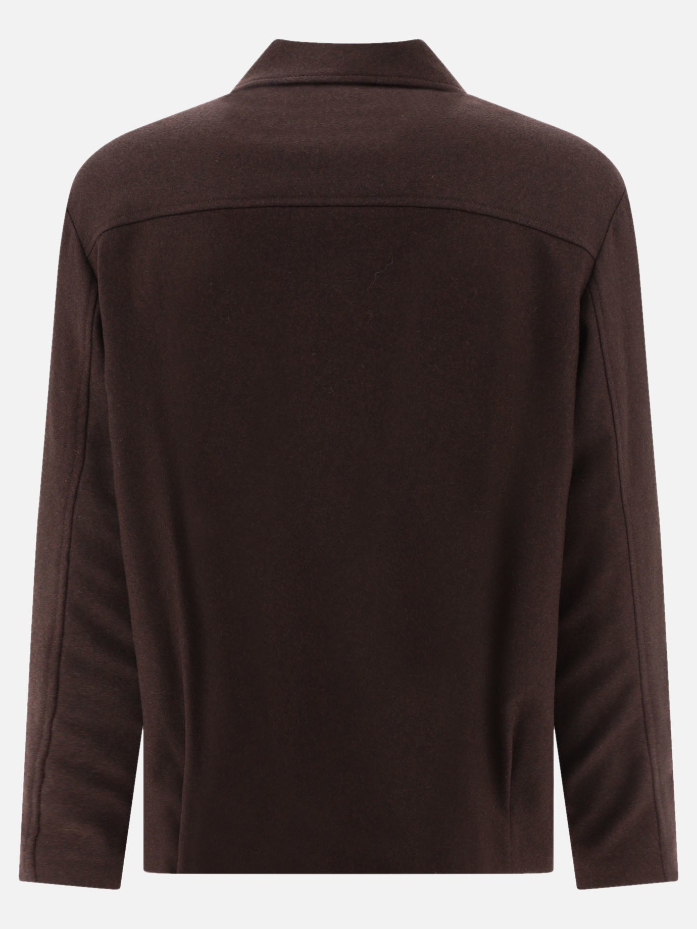 Overshirt jackets 70% lana 25% poliammide 5% poliestere  Brown - A.P.C. Men | PDP | VIETTI Online Store | Zoom-Modal_2
