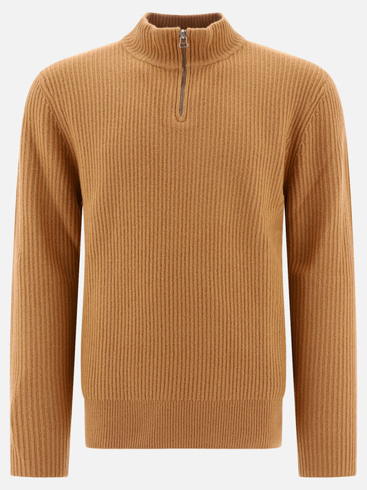 Half zip sweaters 100% lana merino  Beige - A.P.C. Men | PLP | VIETTI Online Store 
