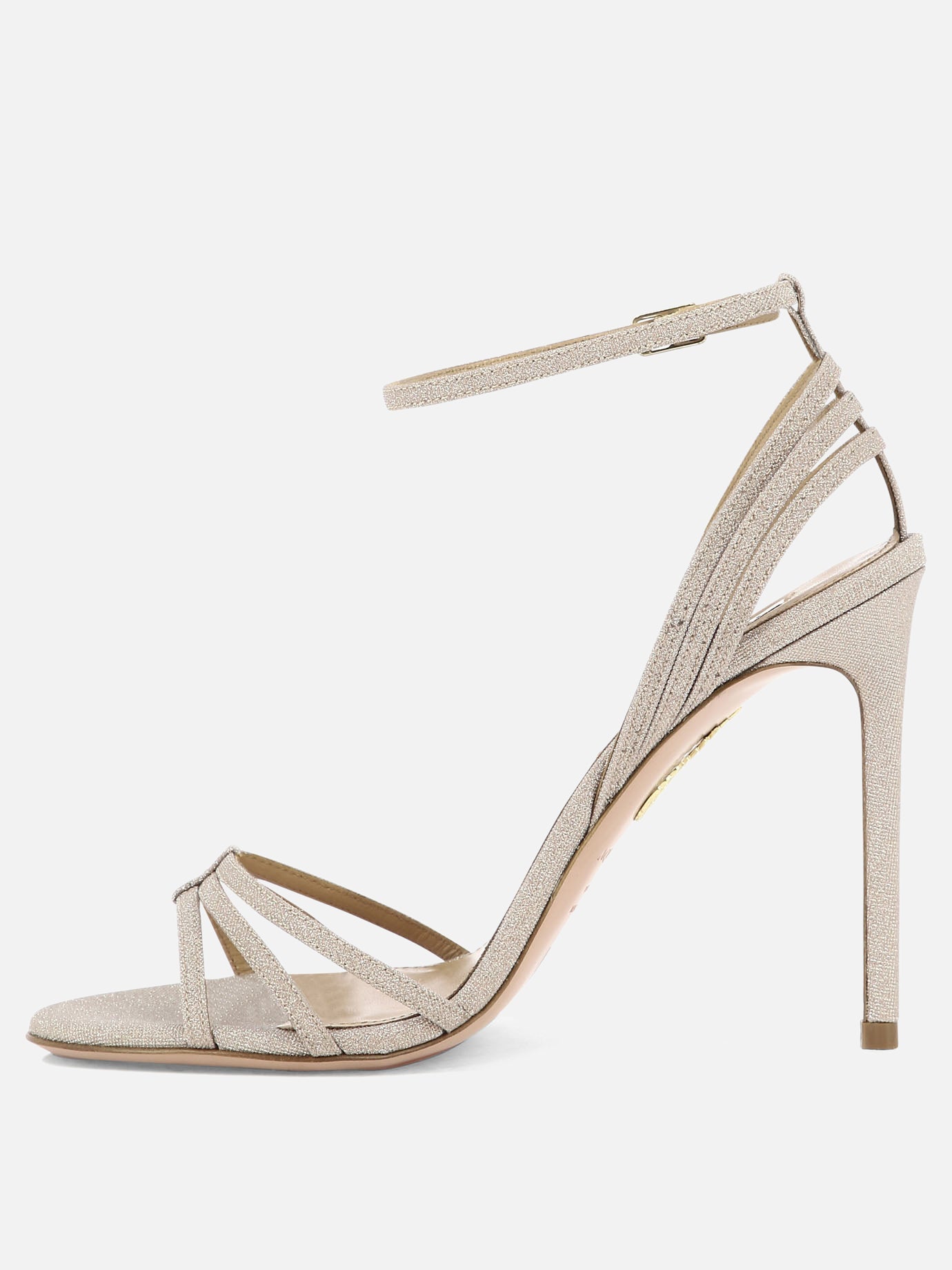 Heeled sandals 62% poliuretano 38% poliammide - 100% cuoio  Pink - Aquazzura Women | PDP | VIETTI Online Store | thumbnail_3