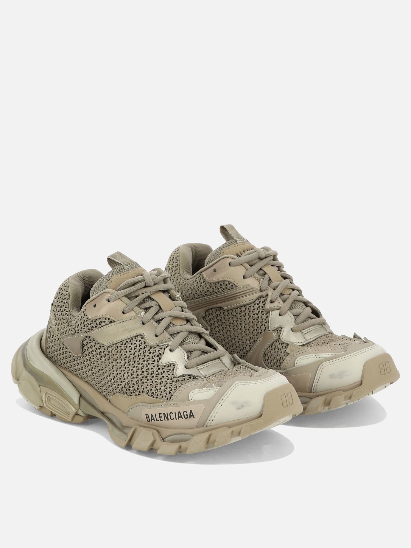 Low top sneakers 51% poliestere 40% poliuretano 9% nylon - 100% gomma  Beige - Balenciaga Women | PDP | VIETTI Online Store | Zoom-Modal_2
