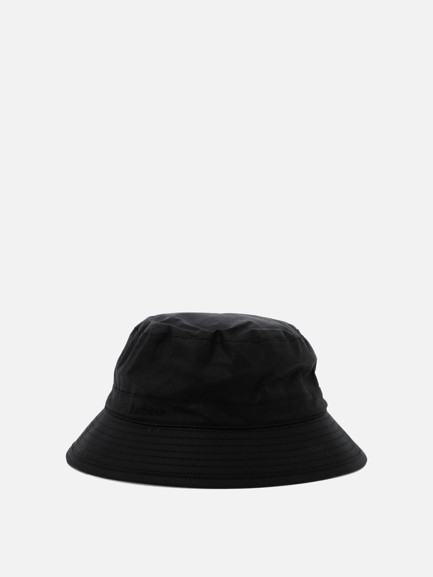 Bucket hats 100% cotone cerato  Black - Barbour Men | PDP | VIETTI Online Store | thumbnail