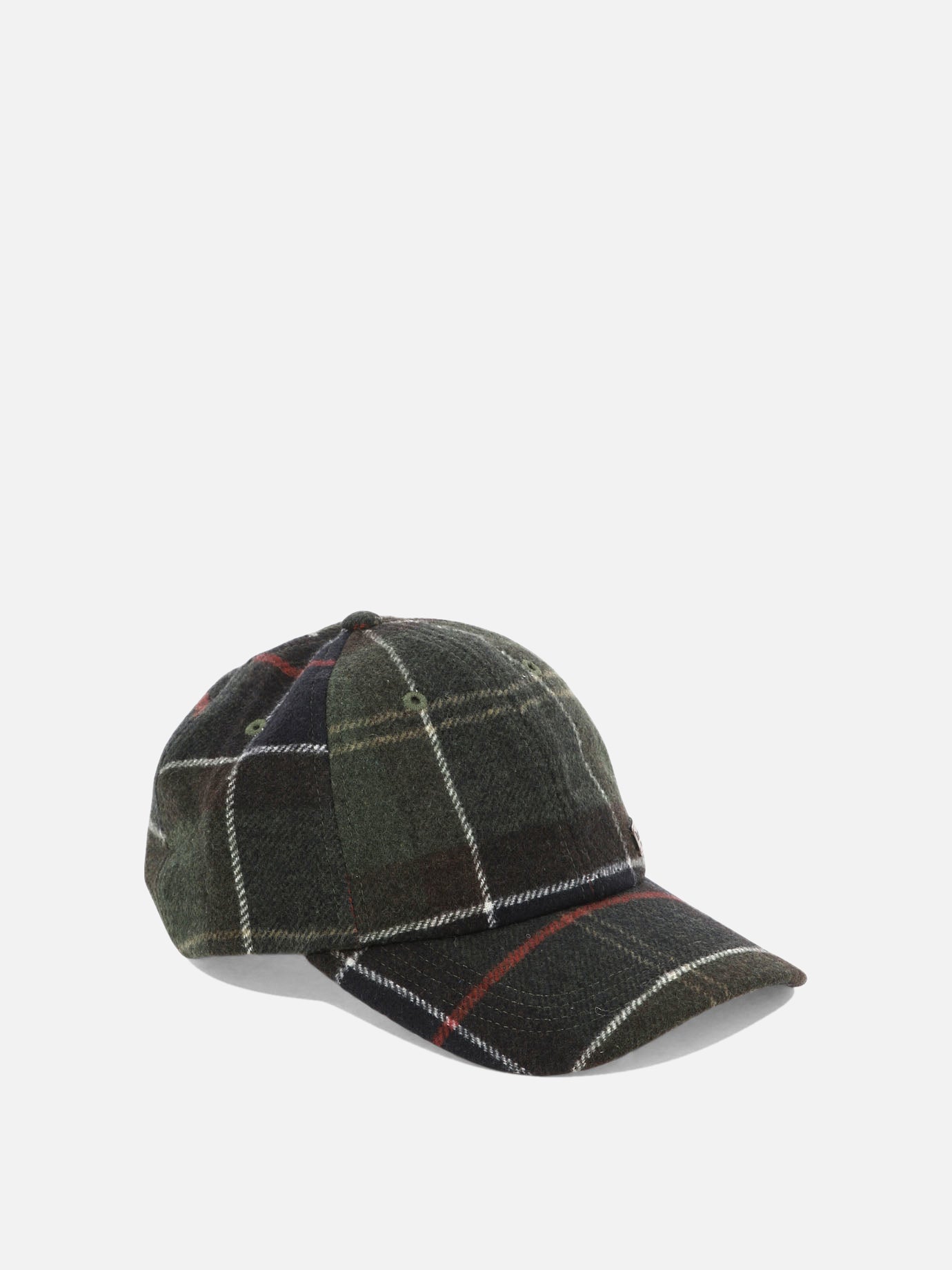Baseball caps 65% poliestere 20% lana 10% acrilico 5% poliammide  Green - Barbour Men | PDP | VIETTI Online Store | Zoom-Modal_2
