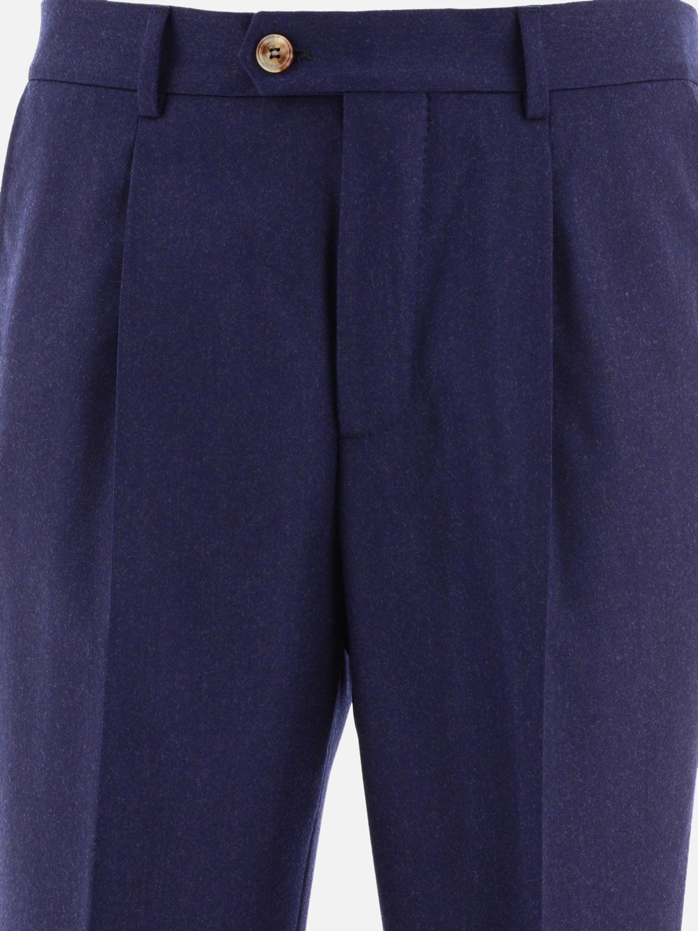 Tailored trousers 100% virgin wool  Blue - Brunello Cucinelli Men | PDP | VIETTI Online Store | Zoom-Modal_3
