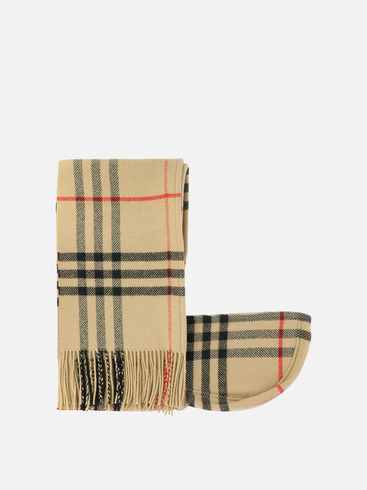 Fringed scarves 54% wool 46% cashmere  Beige - Burberry Women | PLP | VIETTI Online Store 
