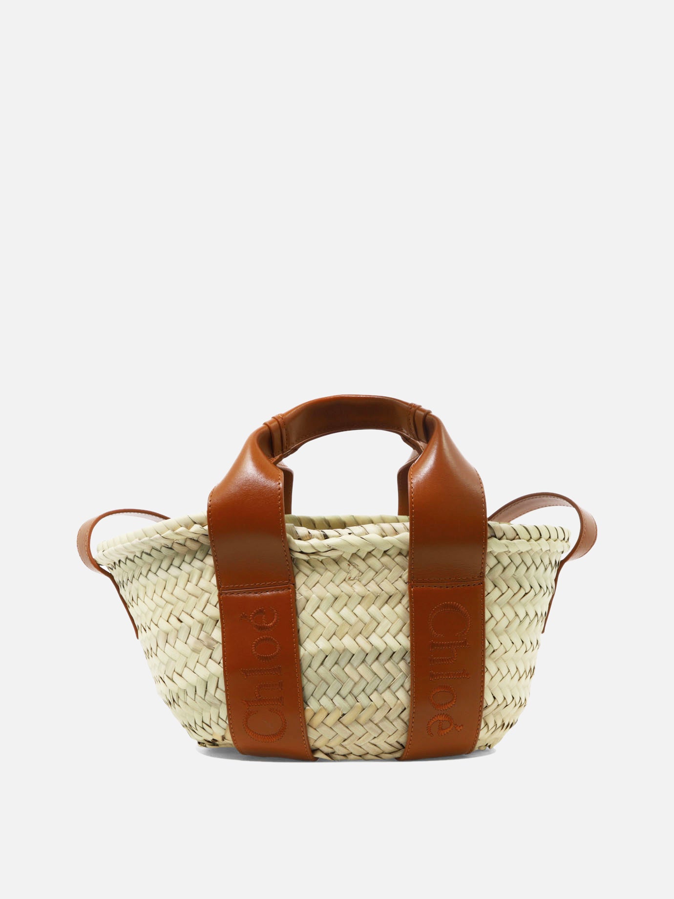 Small bags 70% rafia 30% pelle di vitello  Brown - Chloé Women | PDP | VIETTI Online Store | thumbnail_3