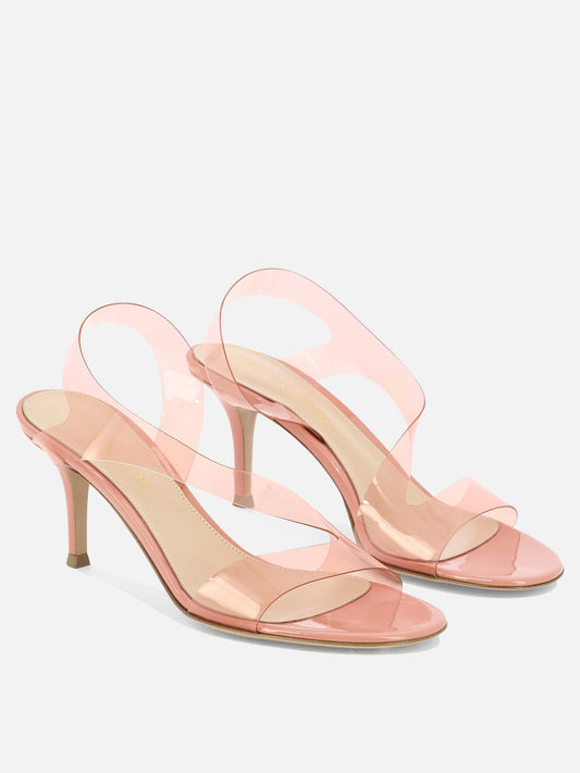 Heeled sandals 100% tpu - 100% cuoio  Pink - Gianvito Rossi Women | PLP | VIETTI Online Store | 2
