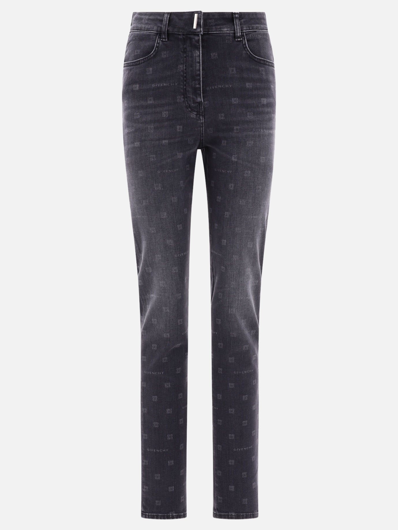 Straight-leg jeans 92% cotone 6% elastomultiestere 2% elastan  Black - Givenchy Women | PDP | VIETTI Online Store | thumbnail