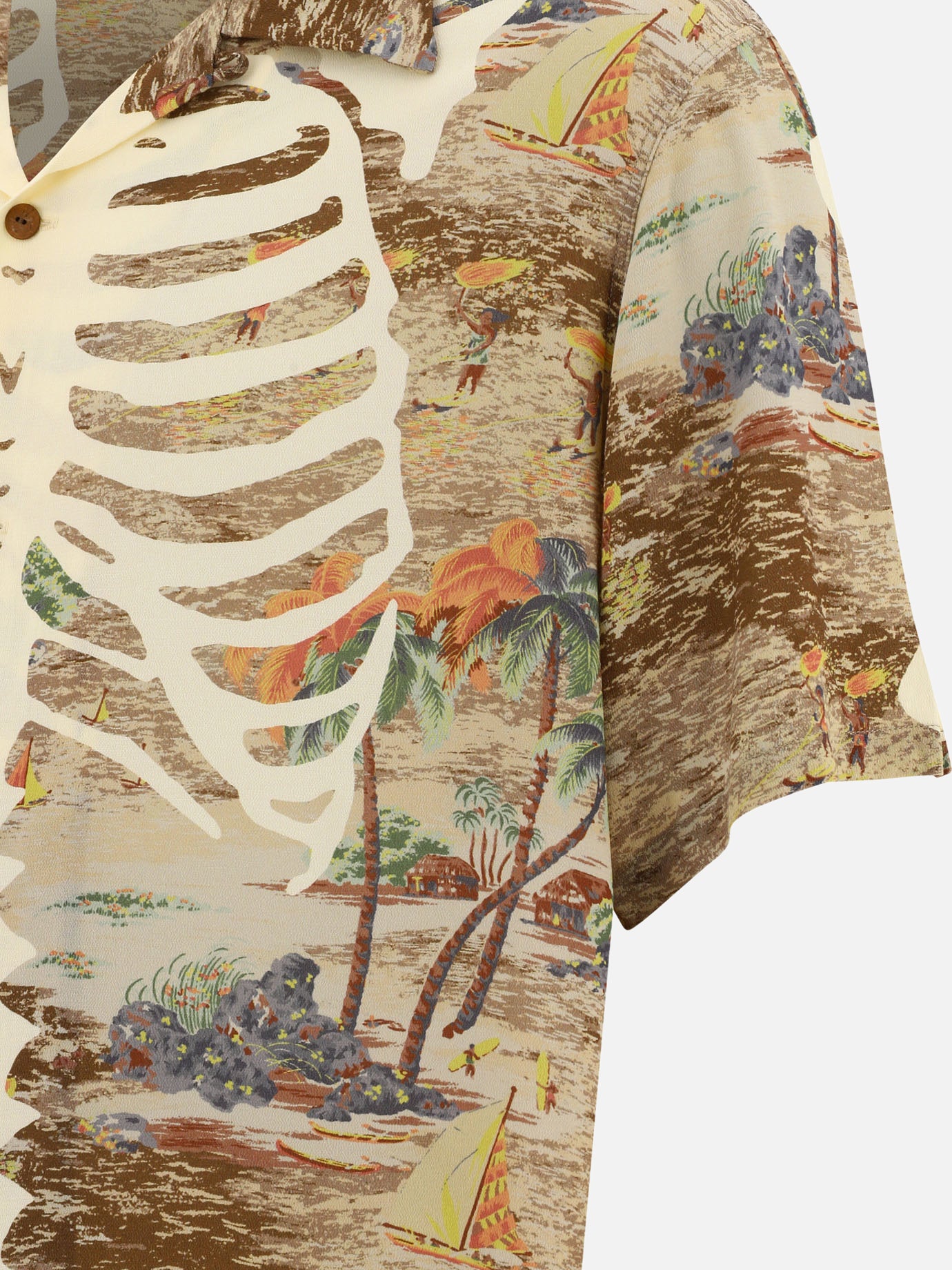 Casual shirts 100% rayon  Beige - KAPITAL Men | PDP | VIETTI Online Store | thumbnail_3