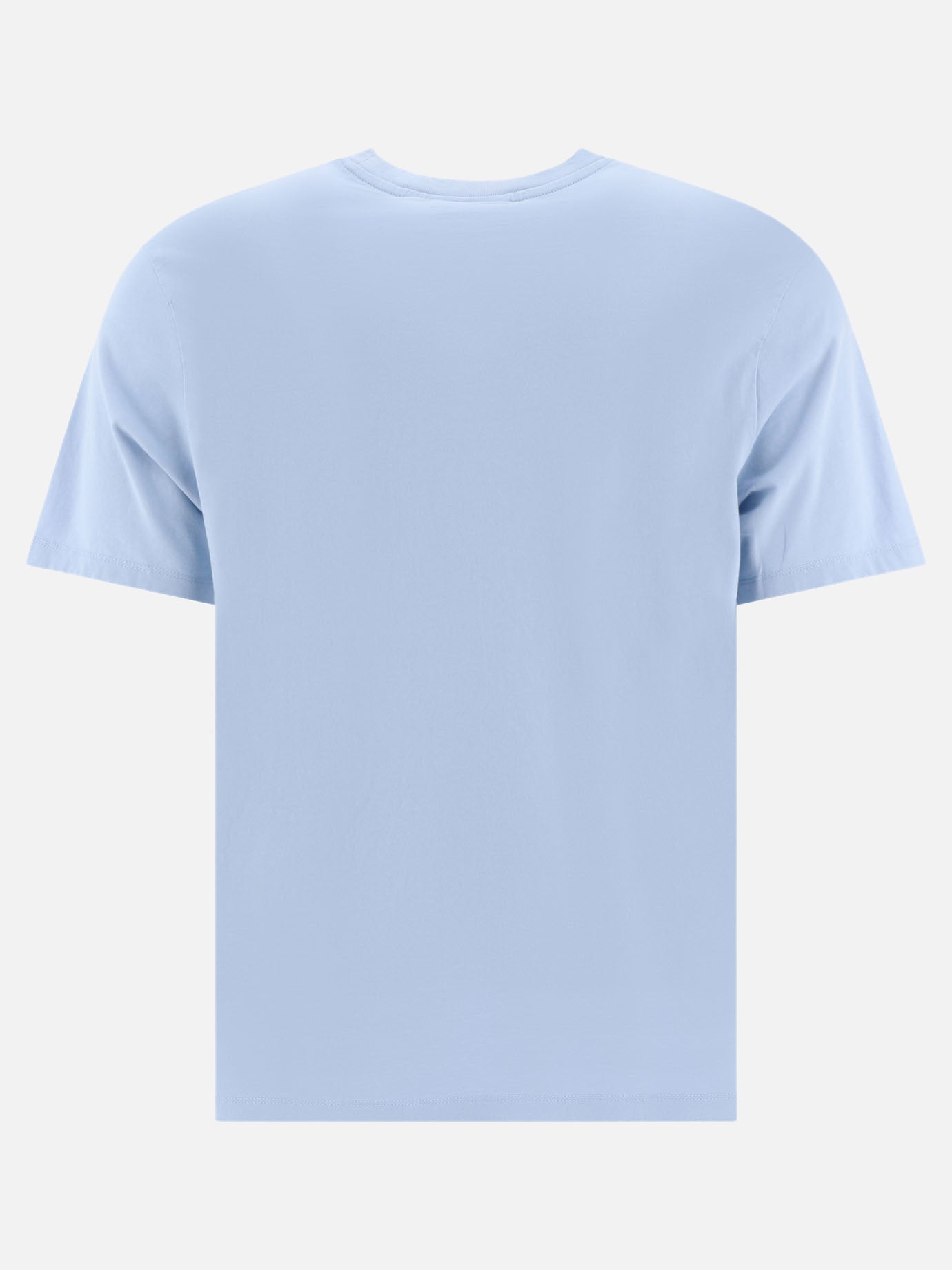 Crewneck t-shirts 100% cotton  Light blue - Maison Kitsuné Men | PDP | VIETTI Online Store | Zoom-Modal_2
