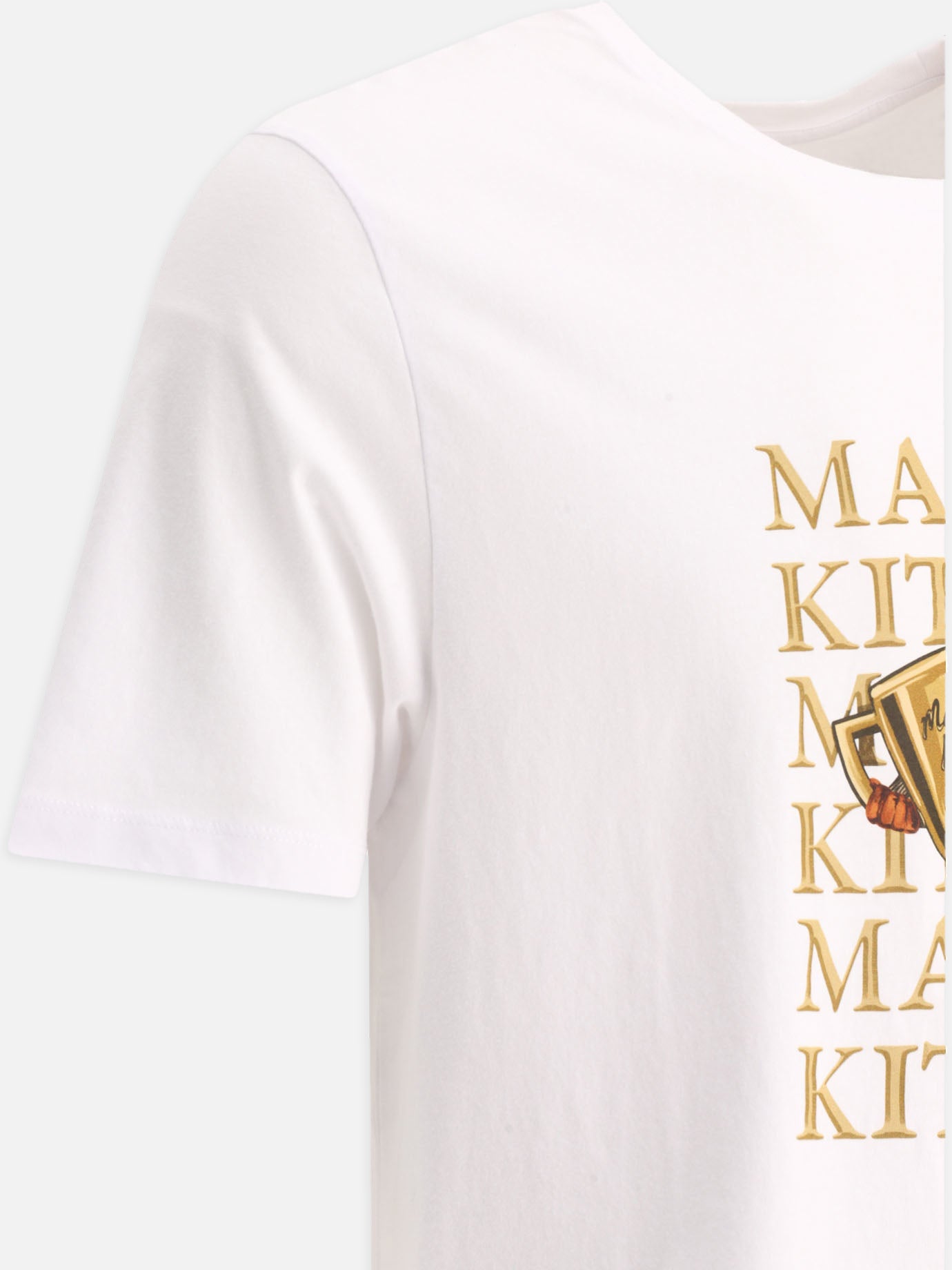 Crewneck t-shirts 100% cotton  White - Maison Kitsuné Men | PDP | VIETTI Online Store | thumbnail_4