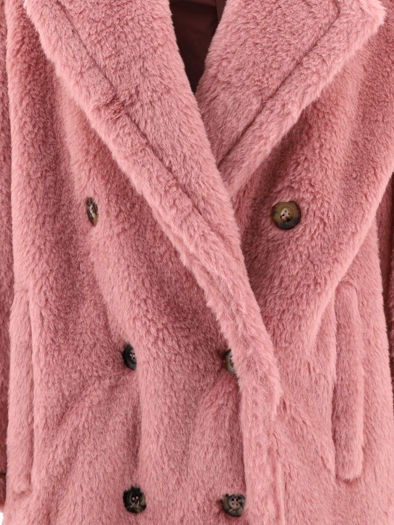 Long coats Solid colour  Pink - Max Mara Women | PDP | VIETTI Online Store | thumbnail_3