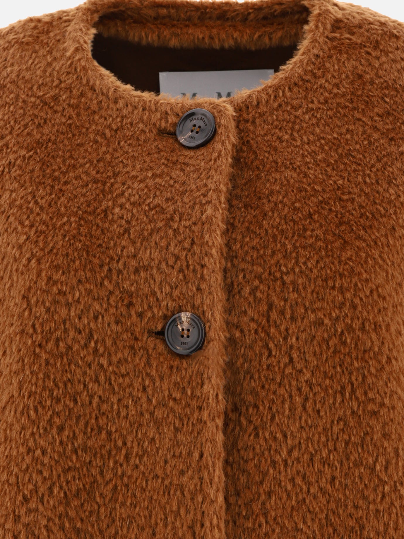 Long coats Solid colour  Brown - Max Mara Women | PDP | VIETTI Online Store | thumbnail_3