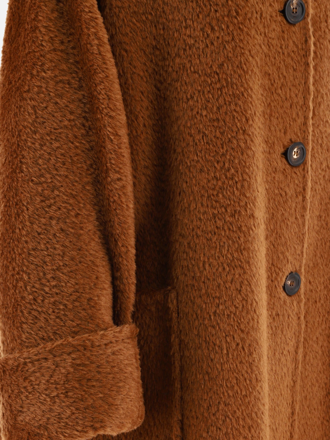 Long coats Solid colour  Brown - Max Mara Women | PDP | VIETTI Online Store | Zoom-Modal_4
