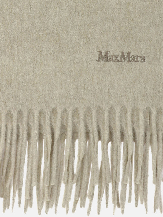 Fringed scarves 100% cashmere  Beige - Max Mara Women | PLP | VIETTI Online Store | 2
