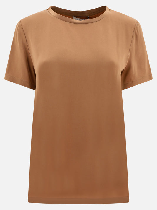 Crewneck t-shirts 2391660139600  Brown - Max Mara S Women | PLP | VIETTI Online Store 
