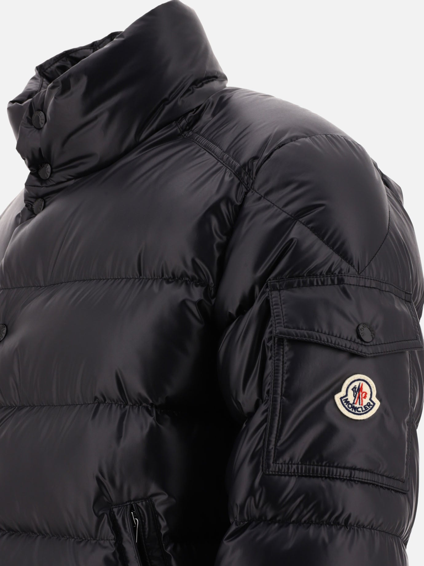 Down jackets 100% poliestere - Imbottitura: piumino e piuma  Black - Moncler Men | PDP | VIETTI Online Store | Zoom-Modal_4
