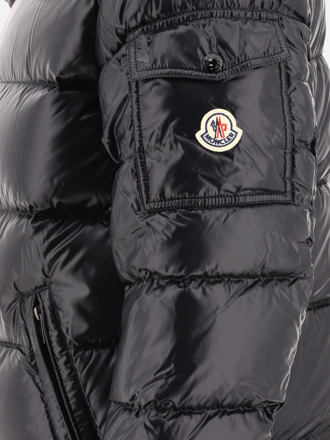 Down jackets Solid colour  Black - Moncler Men | PDP | VIETTI Online Store | Zoom-Modal_4
