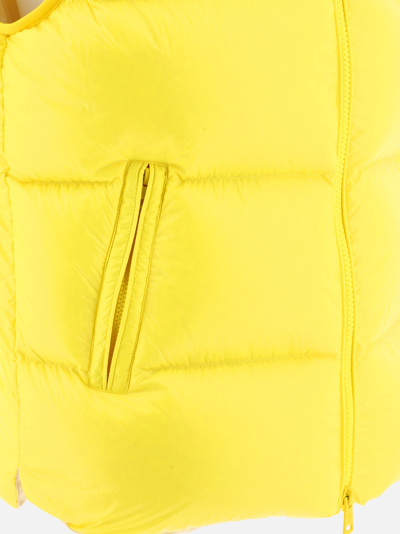Vest jackets 100% poliammide - Imbottitura: piumino e piuma  Yellow - Moncler Men | PDP | VIETTI Online Store | thumbnail_4