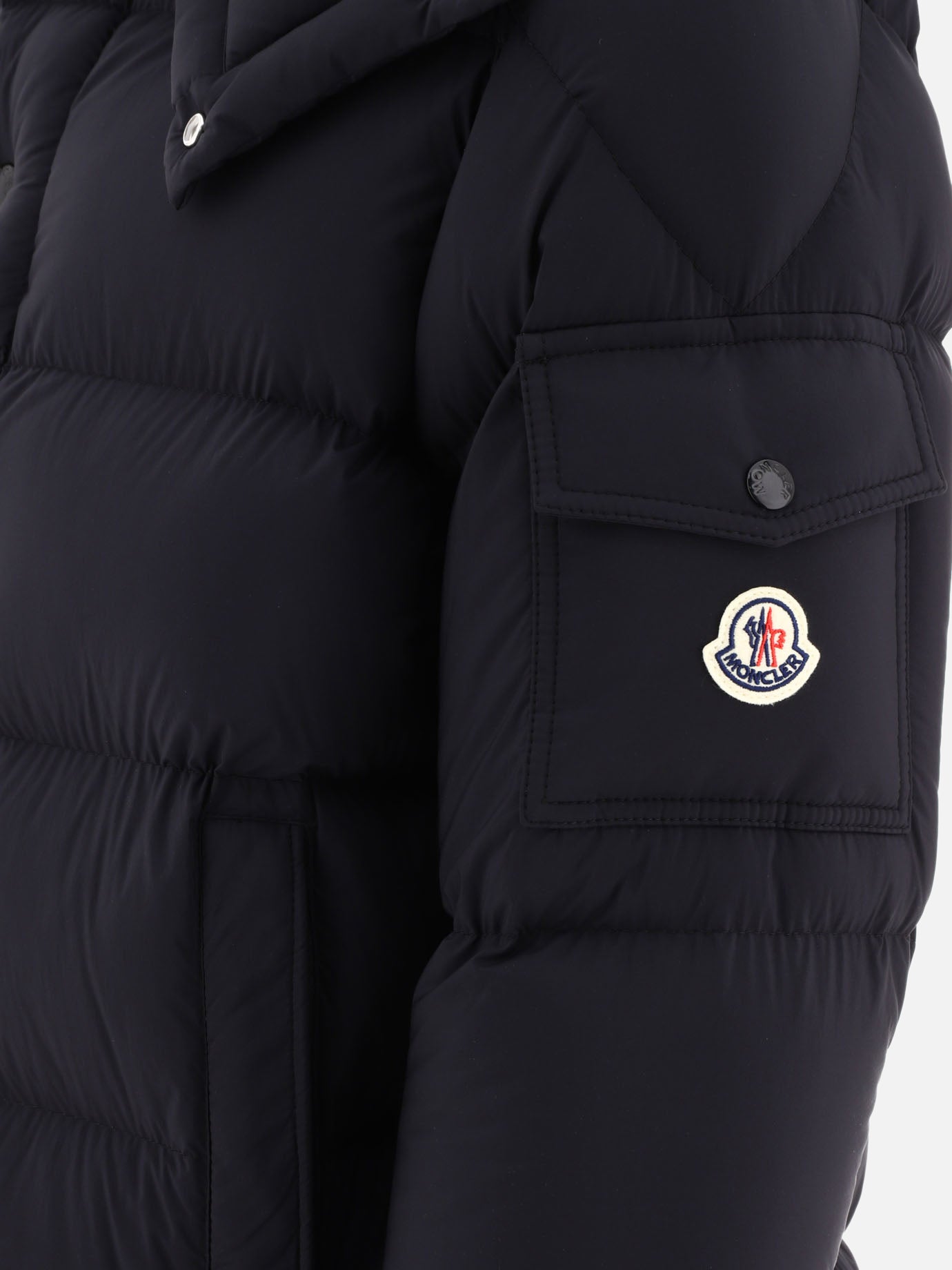 Down coats 100% polyamide - Padding: down and feathers  Black - Moncler Men | PDP | VIETTI Online Store | Zoom-Modal_4
